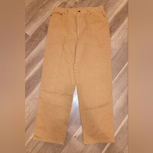 Lauren Jeans Company Ralph Lauren Women's Tan Relaxed Fit Jeans Size 12